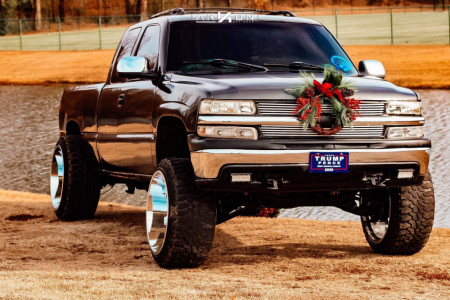 2000 Chevrolet Silverado 1500 - 24x14 -76mm - ARKON OFF-ROAD Lincoln - Leveling Kit - 35" x 12.5"