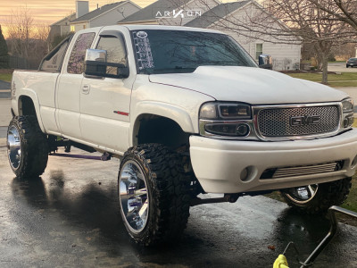 2003 GMC Sierra 2500 HD - 24x14 -81mm - ARKON OFF-ROAD Lincoln - Suspension Lift 6" - 37" x 13.5"