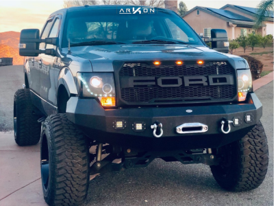 2010 Ford F-150 - 22x14 -81mm - ARKON OFF-ROAD Alexander - Suspension Lift 6" - 37" x 13.5"