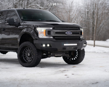 1 2018 F 150 Ford Superlift Suspension Lift 6in Arkon Off Road Alexander Black