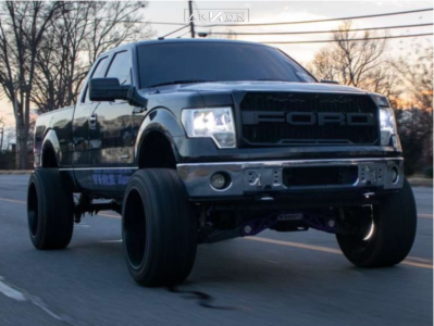 2012 Ford F-150 - 24x14 -72mm - ARKON OFF-ROAD Crown Series Victory - Suspension Lift 8.5" - 37" x 13.5"