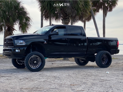 2013 Ram 2500 - 24x14 -81mm - ARKON OFF-ROAD Crown Series Triumph - Suspension Lift 5" - 35" x 13.5"