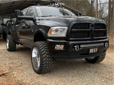 2016 Ram 2500 - 22x12 -51mm - ARKON OFF-ROAD Caesar - Leveling Kit - 325/50R22