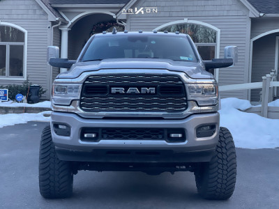 1 2019 3500 Ram Mcgaughys Suspension Lift 8in Arkon Off Road Lincoln Black