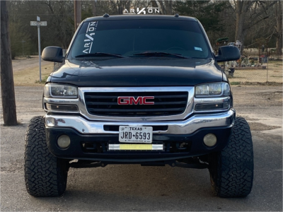 1 2003 Sierra 1500 Hd Gmc Rough Country Suspension Lift 4in Arkon Off Road Alexander Black