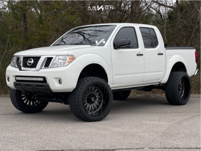 2019 Nissan Frontier - 22x12 -51mm - ARKON OFF-ROAD Alexander - Suspension Lift 6" - 33" x 12.5"
