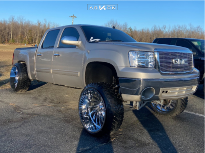 2007 GMC Sierra 1500 - 26x14 -81mm - ARKON OFF-ROAD Caesar - Suspension Lift 9" - 35" x 13.5"