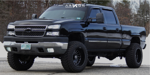 2005 Chevrolet Silverado 2500 HD - 20x12 -51mm - ARKON OFF-ROAD Caesar - Suspension Lift 3" - 35" x 12.5"