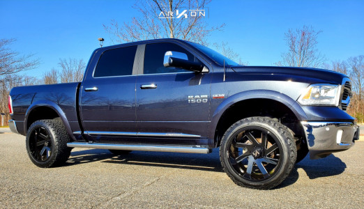 1 2017 1500 Ram 2 Inch Level Air Suspension Arkon Off Road Lincoln Black