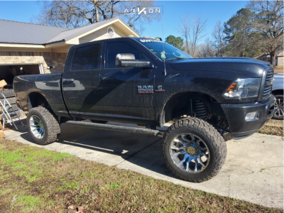 2016 Ram 2500 - 22x12 -51mm - ARKON OFF-ROAD Roosevelt - Suspension Lift 8" - 37" x 13.5"