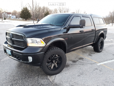 2015 Ram 1500 - 20x10 -25mm - ARKON OFF-ROAD Lincoln - Suspension Lift 4" - 35" x 12.5"