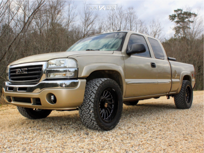 2005 GMC Sierra 1500 - 20x10 -25mm - ARKON OFF-ROAD Caesar - Suspension Lift 2.5" - 33" x 12.5"