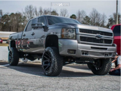 2008 Chevrolet Silverado 2500 HD - 22x12 -51mm - ARKON OFF-ROAD Roosevelt - Suspension Lift 6" - 35" x 12.5"