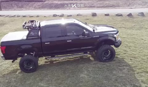1 2018 F 150 Ford Superlift Suspension Lift 6in Arkon Off Road Caesar Black