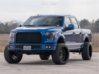 1 2017 F 150 Ford Maxtrac Suspension Lift 5in Arkon Off Road Caesar Black