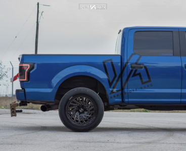 1 2017 F 150 Ford Maxtrac Suspension Lift 5in Arkon Off Road Caesar Black