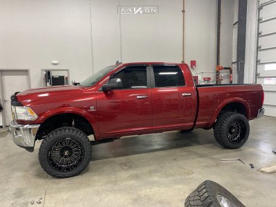 1 2014 3500 Ram Rough Country Suspension Lift 3in Arkon Off Road Alexander Black