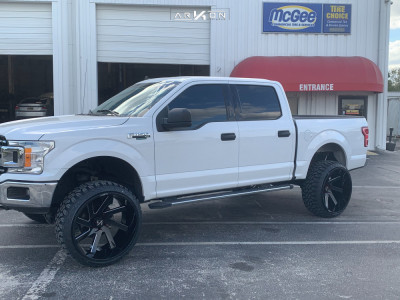 1 2019 F 150 Ford Rough Country Suspension Lift 6in Arkon Off Road Lincoln Machined Black