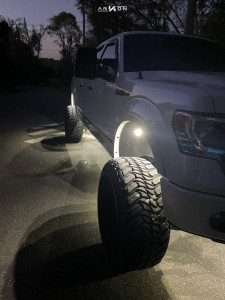 1 2013 F 150 Ford Rough Country Suspension Lift 7in Arkon Off Road Caesar Black
