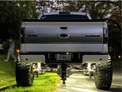 1 2013 F 150 Ford Rough Country Suspension Lift 7in Arkon Off Road Caesar Black