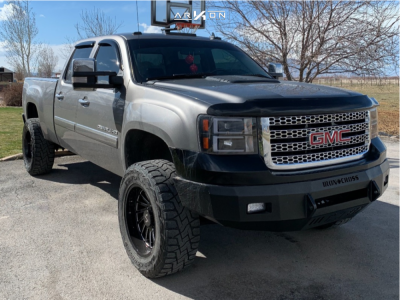 2012 GMC Sierra 2500 HD - 20x10 -25mm - ARKON OFF-ROAD Caesar - Stock Suspension - 35" x 12.5"