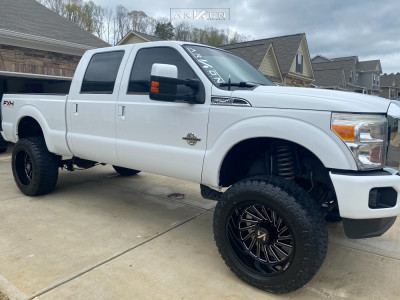 2011 Ford F-250 Super Duty - 22x12 -51mm - ARKON OFF-ROAD Caesar - Suspension Lift 6" - 37" x 13.5"