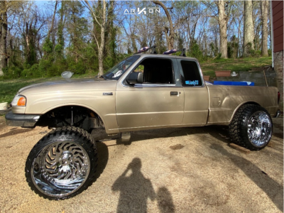 1999 Mazda B3000 - 24x14 -81mm - ARKON OFF-ROAD Crown Series Victory - Suspension Lift 7.5" - 33" x 14.5"