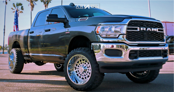 2020 Ram 2500 - 22x12 -51mm - ARKON OFF-ROAD Crown Series Triumph - Suspension Lift 2.5" - 35" x 12.5"