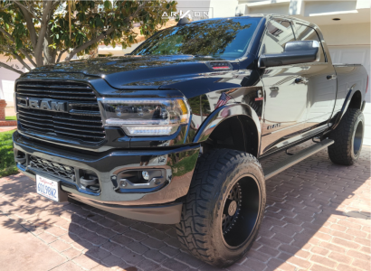 2019 Ram 2500 - 22x12 -51mm - ARKON OFF-ROAD Crown Series Triumph - Suspension Lift 4.5" - 37" x 12.5"