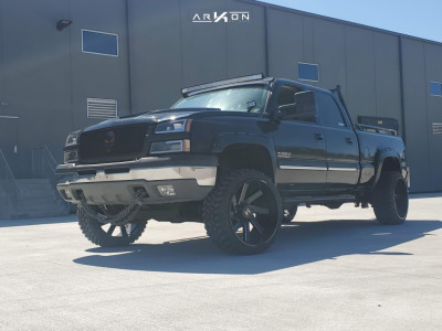 2003 Chevrolet Silverado 1500 HD - 24x12 -51mm - ARKON OFF-ROAD Lincoln - Suspension Lift 3" - 33" x 12.5"