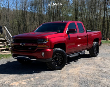 2018 Chevrolet Silverado 1500 Wheel Offset Aggressive > 1