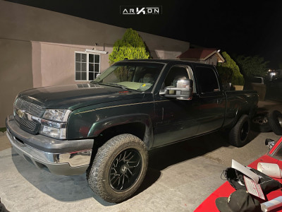 2005 Chevrolet Silverado 1500 HD - 20x10 -25mm - ARKON OFF-ROAD Mandela - Stock Suspension - 35" x 12.5"