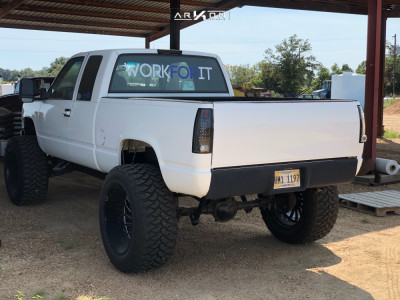 1 1998 K1500 Gmc Rough Country Suspension Lift 6in Body 3in Arkon Off Road Caesar Machined Accents