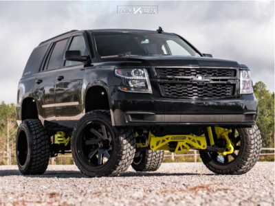 2015 Chevrolet Tahoe - 22x12 -51mm - ARKON OFF-ROAD Lincoln - Suspension Lift 9" - 35" x 12.5"