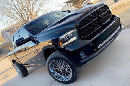 1 2013 1500 Ram Air Ride Technologies Air Suspension Arkon Off Road Caesar Chrome