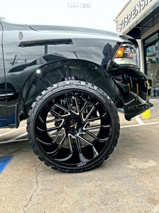 1 2014 1500 Ram Wicked Suspension Lift 3in Arkon Off Road Mandela Black