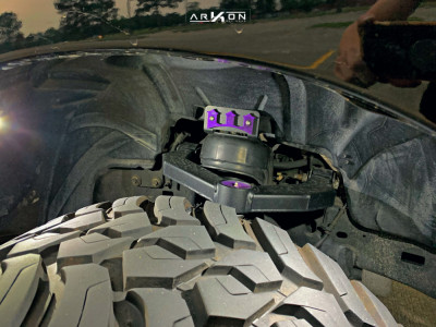 1 2014 1500 Ram Wicked Suspension Lift 3in Arkon Off Road Mandela Black