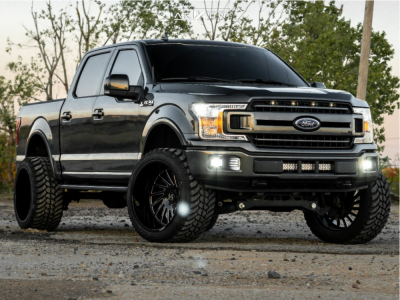 2018 Ford F-150 - 24x14 -81mm - ARKON OFF-ROAD Caesar - Suspension Lift 6" - 35" x 13.5"