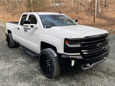 1 2018 Silverado 1500 Chevrolet Bilstein Suspension Lift 25in Arkon Off Road Lincoln Black