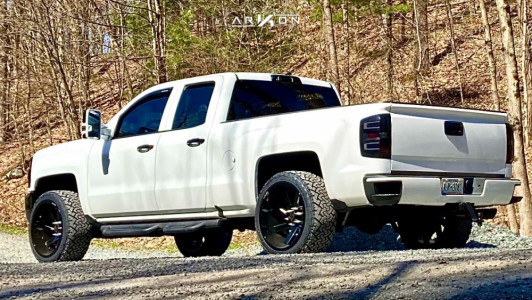 1 2018 Silverado 1500 Chevrolet Bilstein Suspension Lift 25in Arkon Off Road Lincoln Black