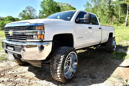 1 2017 Silverado 2500 Hd Chevrolet Rough Country Suspension Lift 75in Arkon Off Road Caesar Chrome