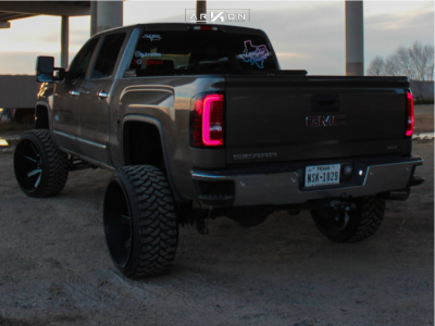 1 2015 Sierra 1500 Gmc Superlift Suspension Lift 8in Arkon Off Road Lincoln Machined Black