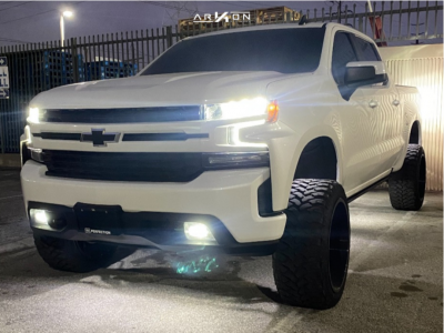1 2020 Silverado 1500 Chevrolet Bulletproof Suspension Lift 65in Arkon Off Road Alexander Machined Black