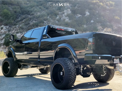 1 2016 2500 Ram Mcgaughys Suspension Lift 8in Arkon Off Road Crown Series Triumph Black