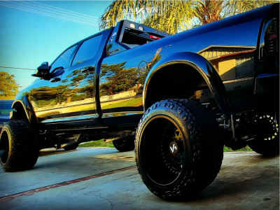 1 2016 2500 Ram Mcgaughys Suspension Lift 8in Arkon Off Road Crown Series Triumph Black