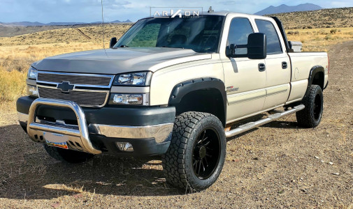 2006 Chevrolet Silverado 2500 HD - 20x10 -24mm - ARKON OFF-ROAD Mandela - Suspension Lift 4" - 33" x 12.5"