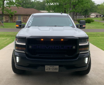 1 2016 Silverado 1500 Chevrolet 2 Inch Level Leveling Kit Arkon Off Road Caesar Machined Black