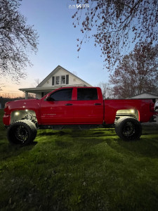 1 2016 1500 Chevrolet Mcgaughys Suspension Lift 9in Arkon Off Road Caesar Black