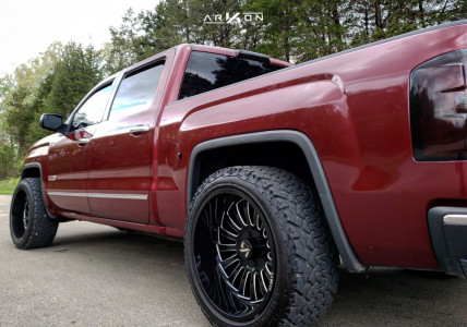 1 2015 Sierra 1500 Gmc Stock Air Suspension Arkon Off Road Alexander Machined Black