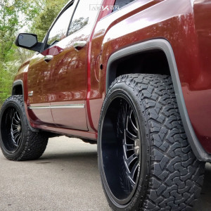 1 2015 Sierra 1500 Gmc Stock Air Suspension Arkon Off Road Alexander Machined Black